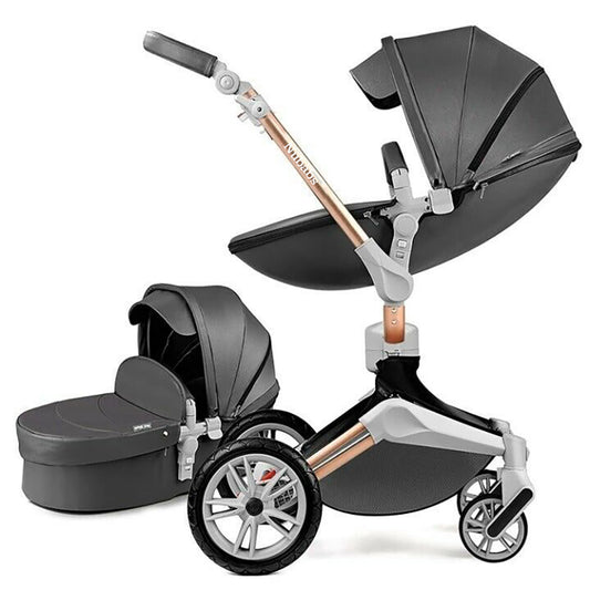 Nubabs Dark Grey 360 Rotating Stroller and Pram