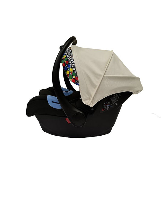 Nubabs Artistic White Car Seat