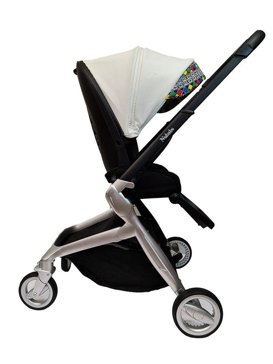 Nubabs Artistic White Stroller